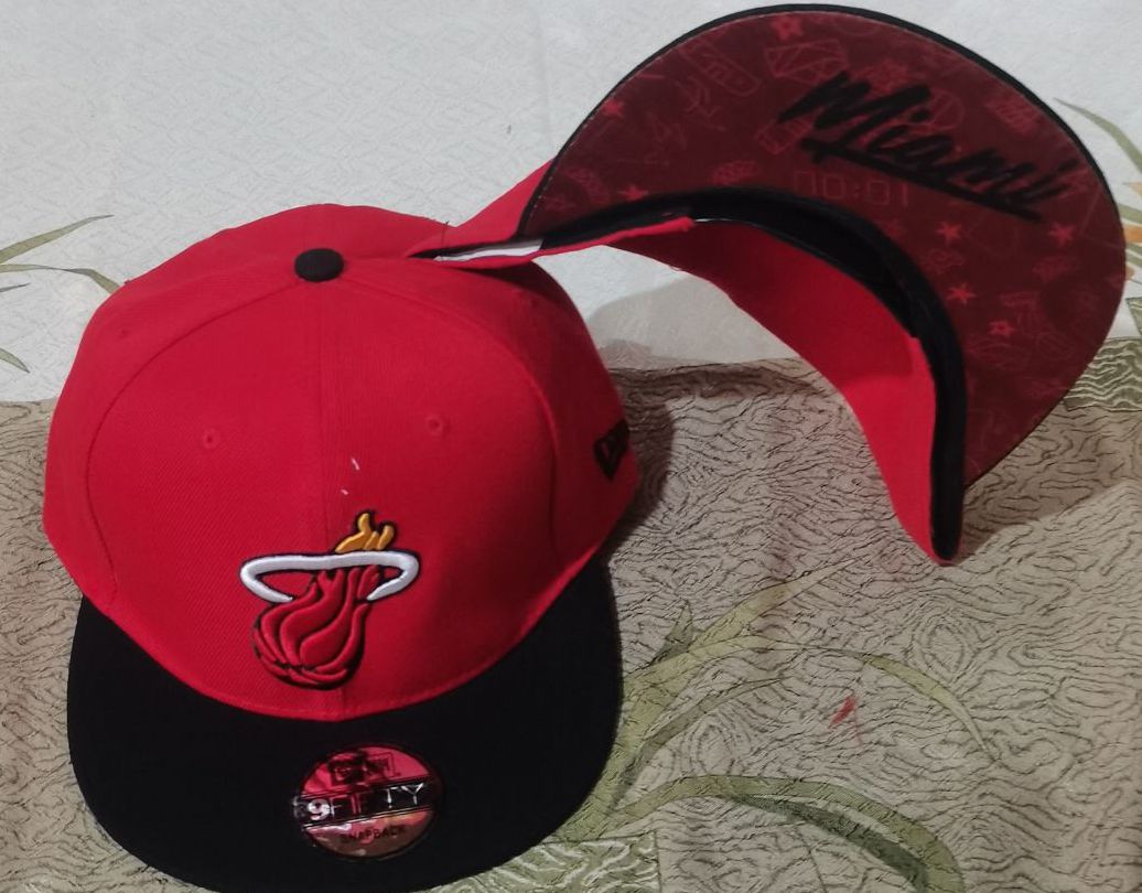 2022 NBA Miami Heat Hat YS1009->nba hats->Sports Caps
